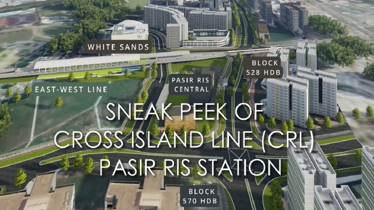 Overview of Cross Island Line 1 (#CRL1) Pasir Ris Station