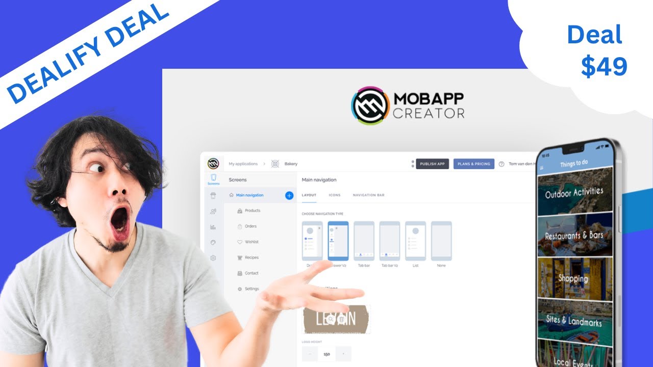 MobAppCreator Review and Demo: Build a Mobile App Without Coding | Dealify Lifetime Deal
