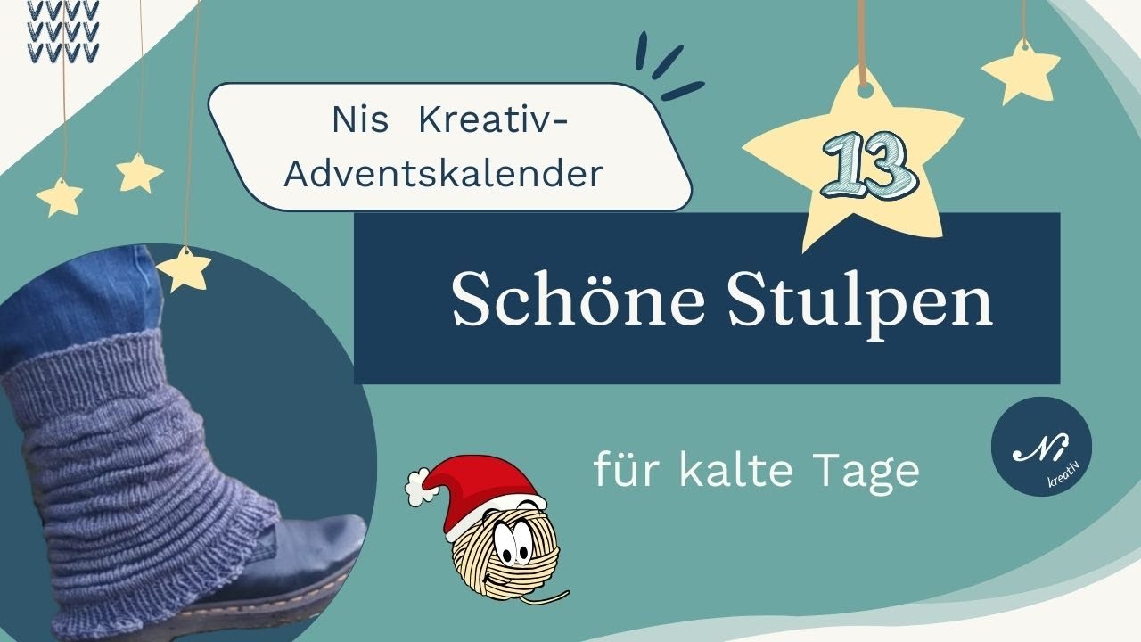 Mit diesem leichten Faltenmuster kannst du tolle Stulpen f&uuml;r kalte Tage zaubern.