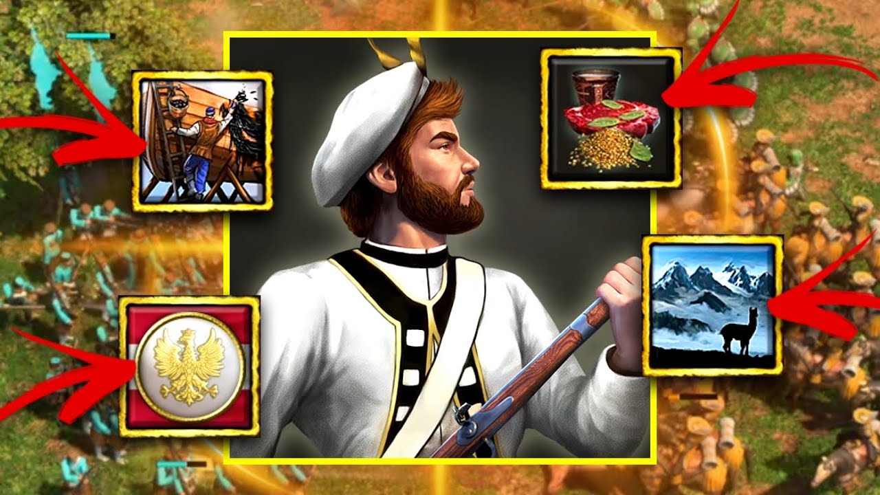 MERCENARIOS con MEJORAS NATIVAS en AOE 3 💰😈 ¡Menudo Gustazo!