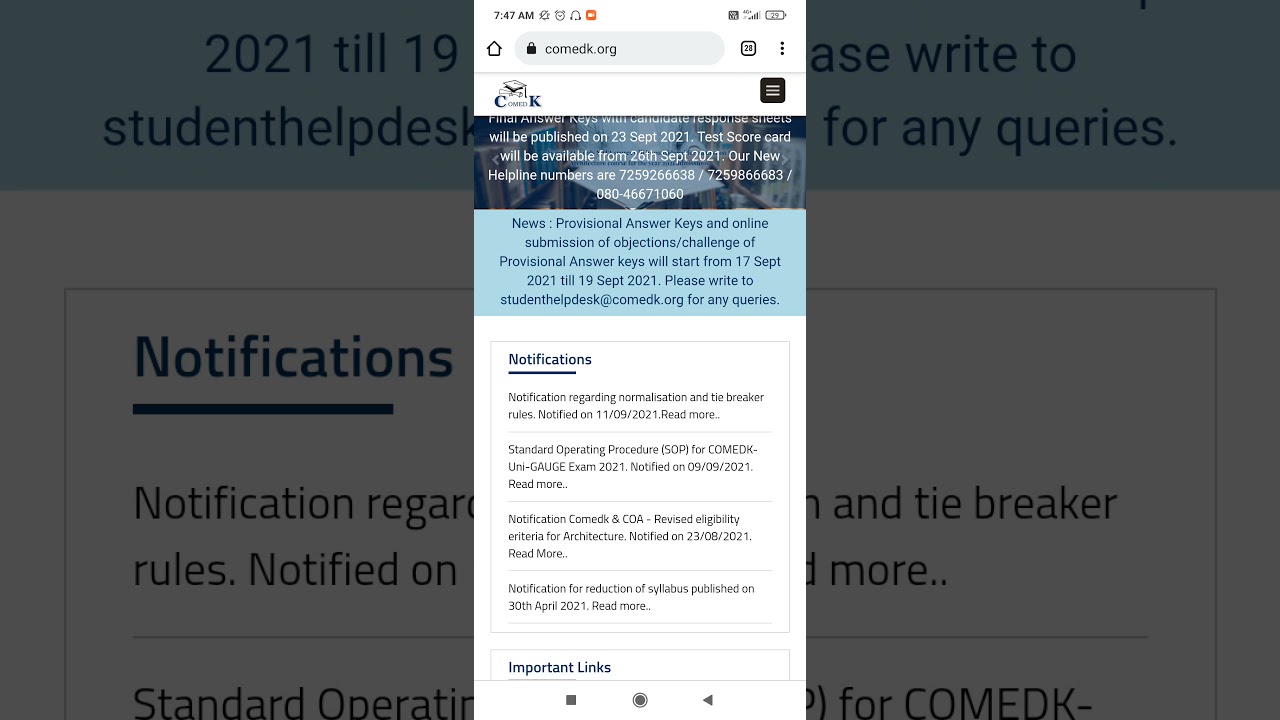 COMEDK 2021: PROVISIONAL ANSWER KEY AND FINAL ANSWER KEY DATE LATEST NEWS #comedk2021