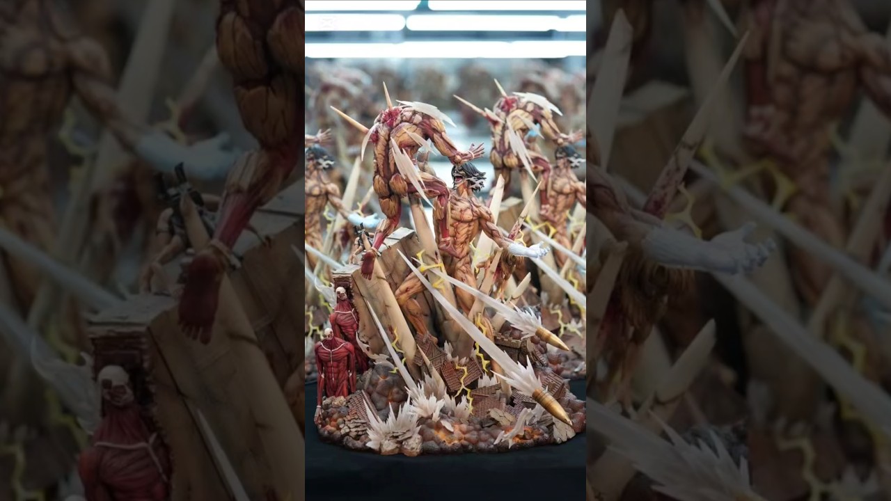 ZaoHua Studio – Eren Yeager vs Armored Titan Unboxing | Attack on Titan Resin Statue