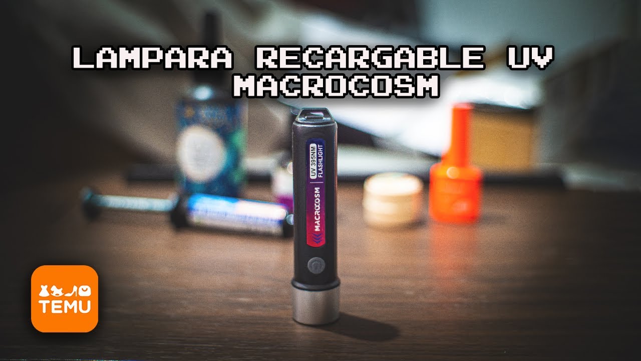 lampara  UV recargable macrocosm