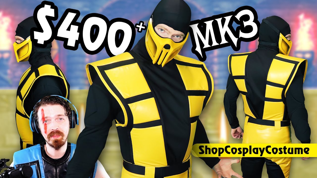 Обзор костюма Ultimate Mortal Kombat 3 Scorpion за 400 долларов ShopCosplayCostume