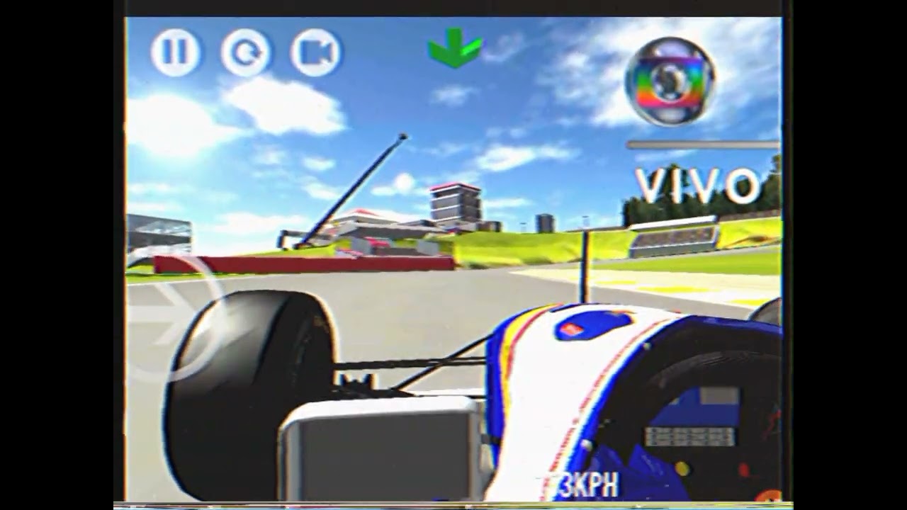 Ayrton Senna Narrando A Volta Interlagos 1994 recriado no Super pole Position