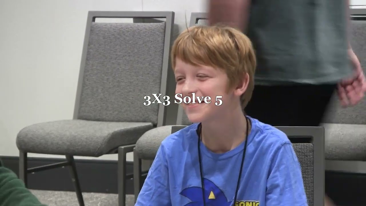 My first rubik's cube competition