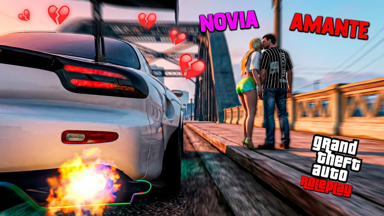 ATRAPE a MI NOVIA con SU AMANTE en GTA5 RP