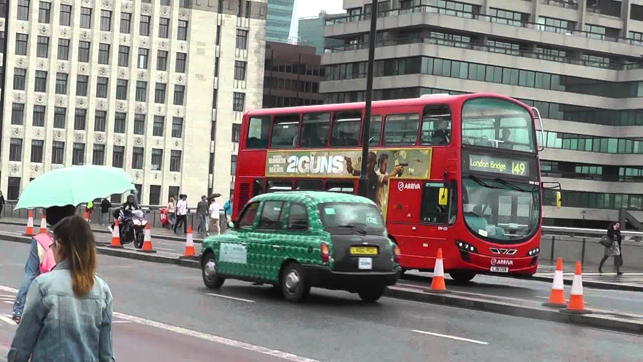 London Bus route 149   Arriva on London Bridge