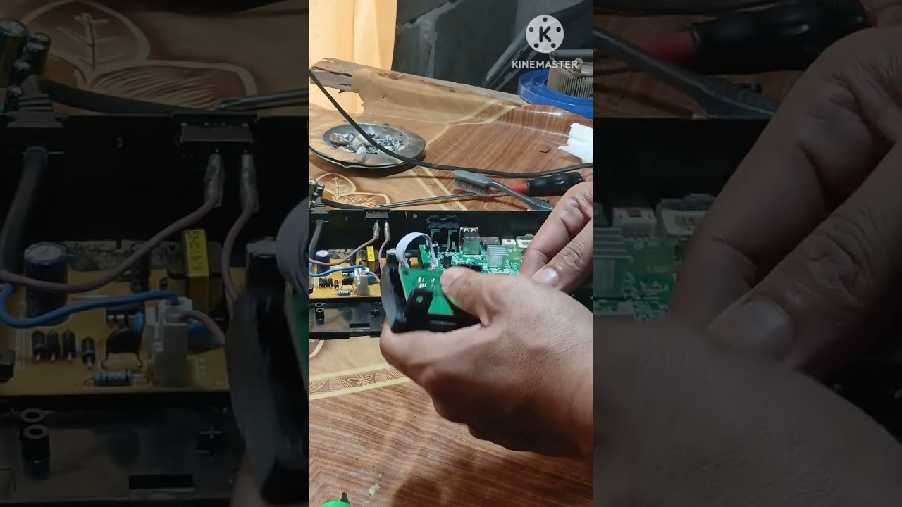 Cara service tombol receiver nex parabola dgn mudah#ganti tombol baru