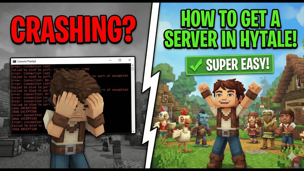 How To Get A Server In Hytale! - Super Easy!