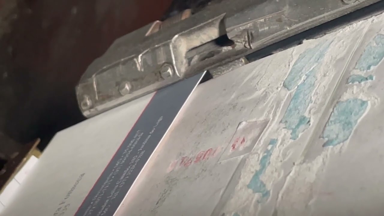 Dica importante na Heidelberg de leque batente frontal mordendo o papel