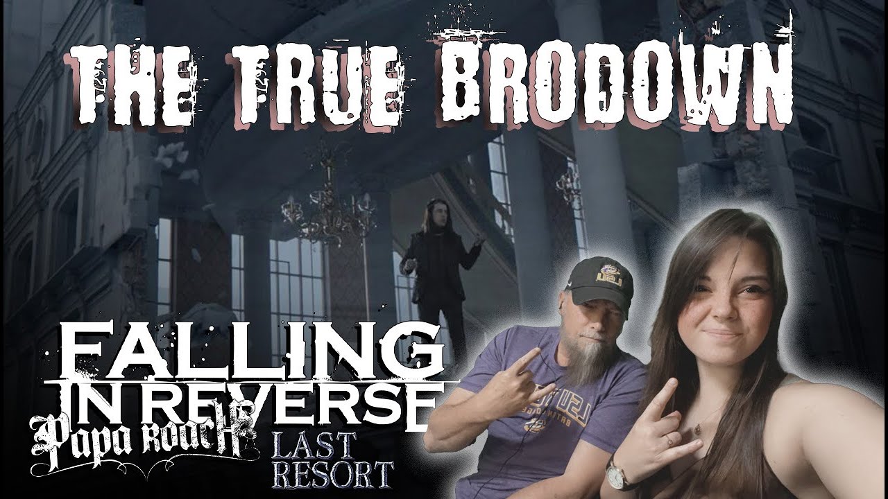 BRODOWN REACTS | FALLING IN REVERSE - LAST RESORT (Reimagined)