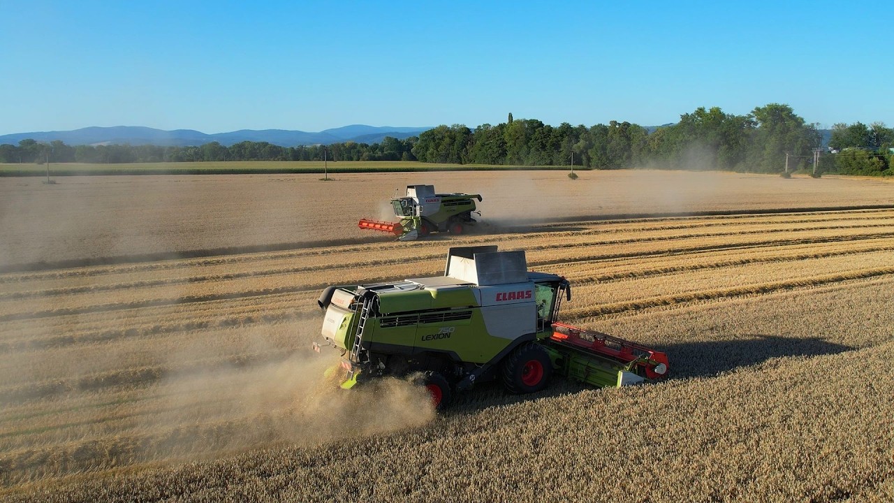 ŽNĚ 2025 | 2x CLAAS LEXION 750 | SK služby pro Tagros Troubelice 🇨🇿  🇸🇰