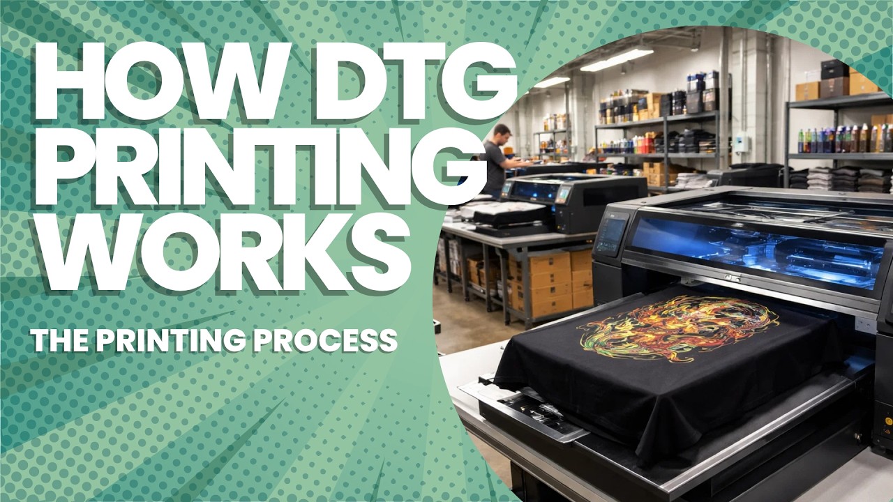 DTG PRINTING - How it works - By Garment Printing