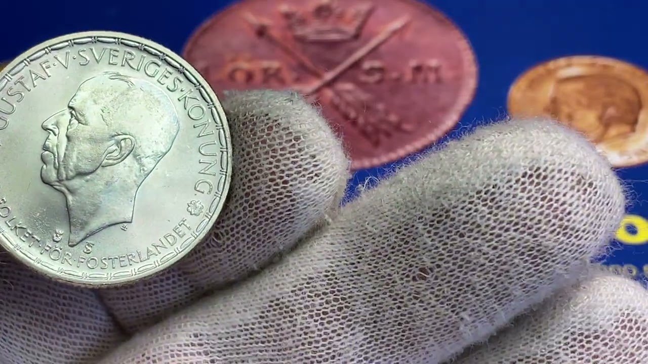 2 Kronor 1948 & 1950 - jämförelse mellan två ocirkulerade exemplar - en film av Roberto Delzanno