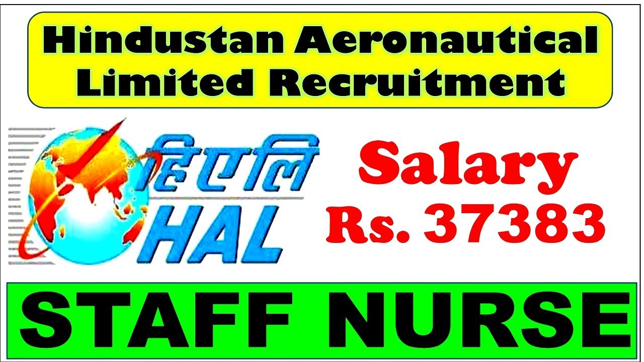 HAL Recruitment-2021|Hindustan Aeronautical Limited Recruitment-2021| Staff Nurse| Pharmacists|