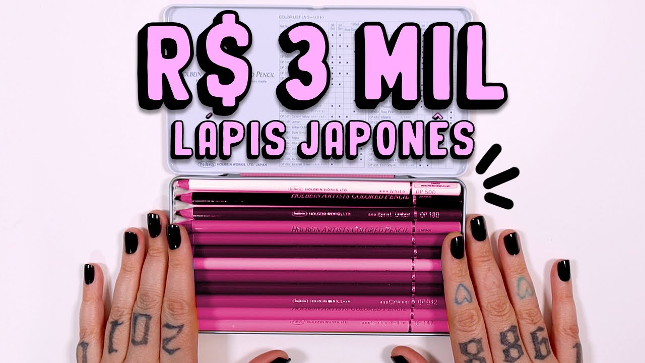 O LÁPIS DE COR MAIS CARO DO JAPÃO - POR QUE CUSTA TUDO ISSO?