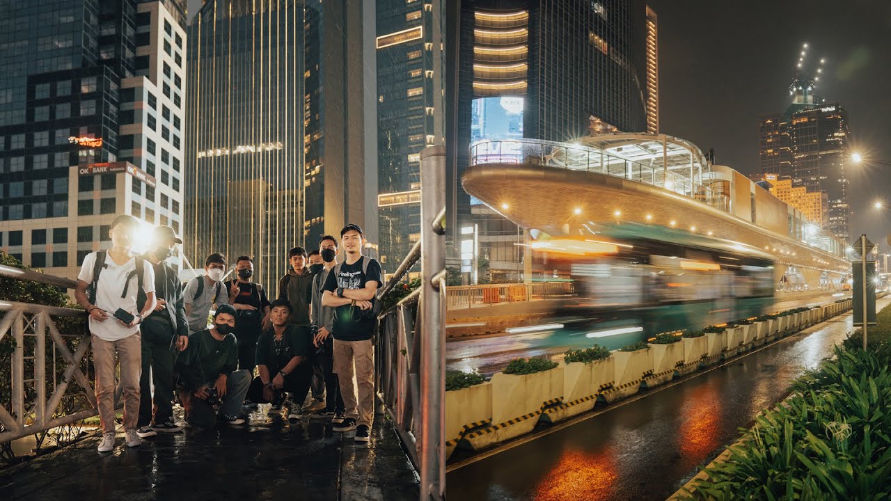 HUNTING FOTO BARENG KE HALTE BUSWAY TOSARI  | POV Street Photography