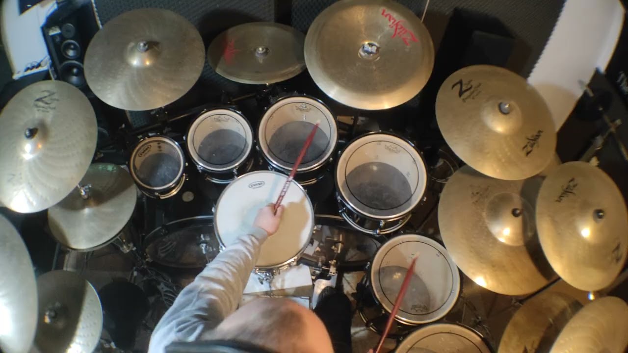 Behemoth - God=Dog ✝️=🐕(drum cover)(4K)(Mareczko drummer na YouTube)(👹🥁🖥️)#video (👹🦊🎸)#Nergal #hit !