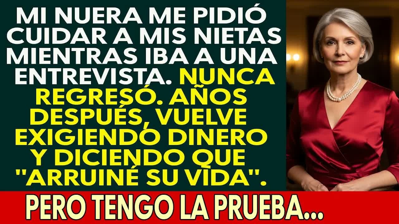 Mi nuera abandonó a sus hijas… años después volvió exigiendo dinero