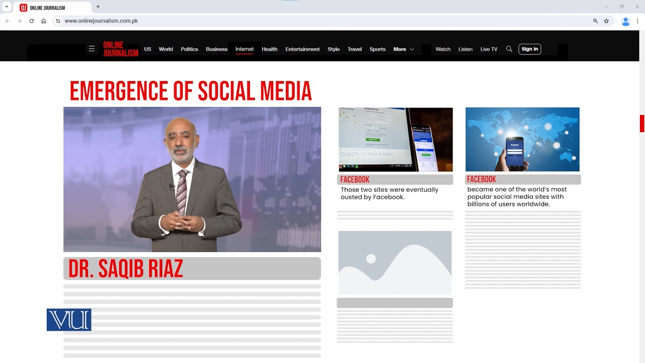 Emergence of Social Media | Online Journalism | MCM517_Topic020