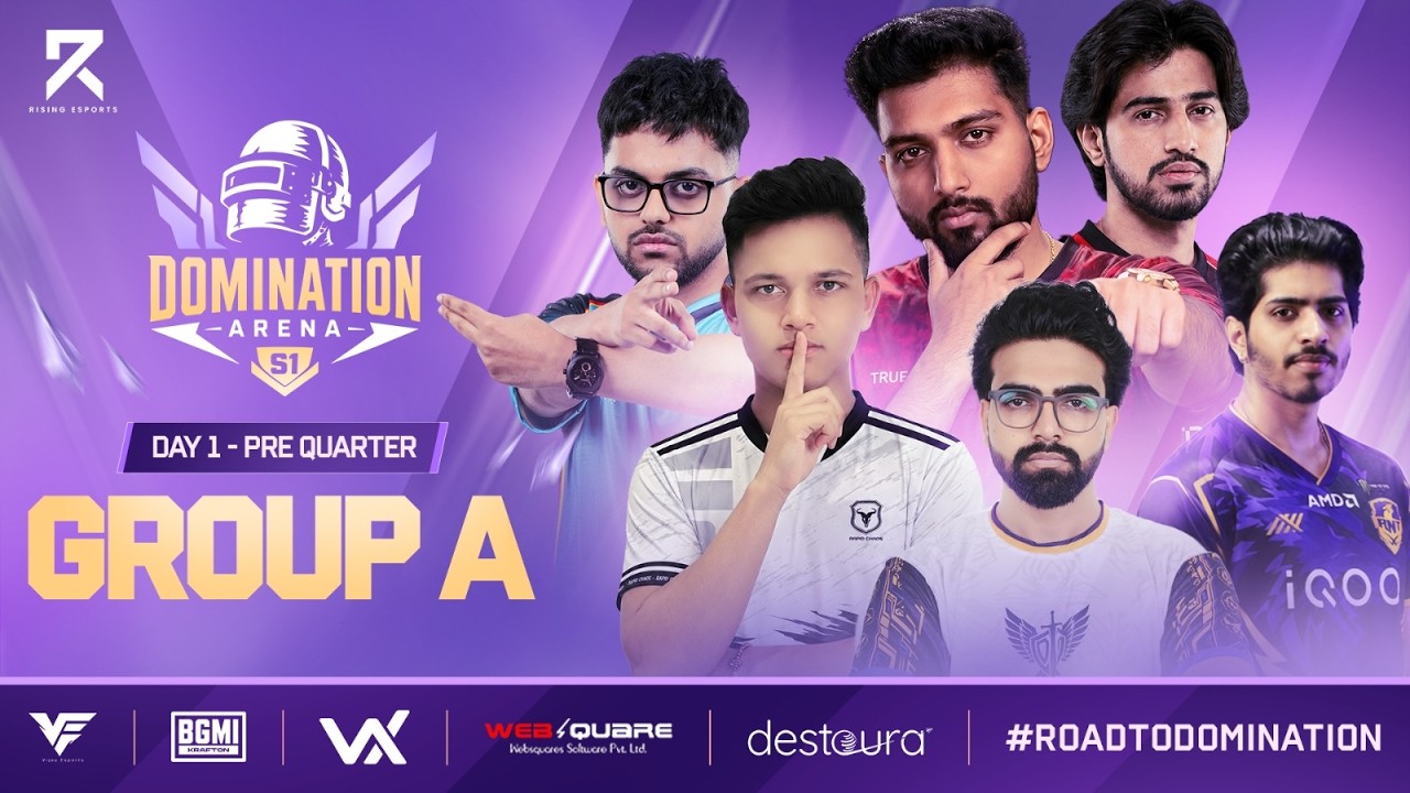 DOMINATION ARENA S1 ~ PQ DAY 1 @RNTX-India @OMEGAAAA @Punkk