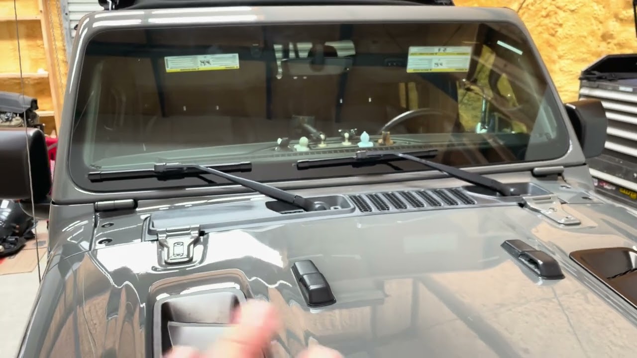 Mopar Jeep brand sunrider top part 2 installed on our Gladiator 