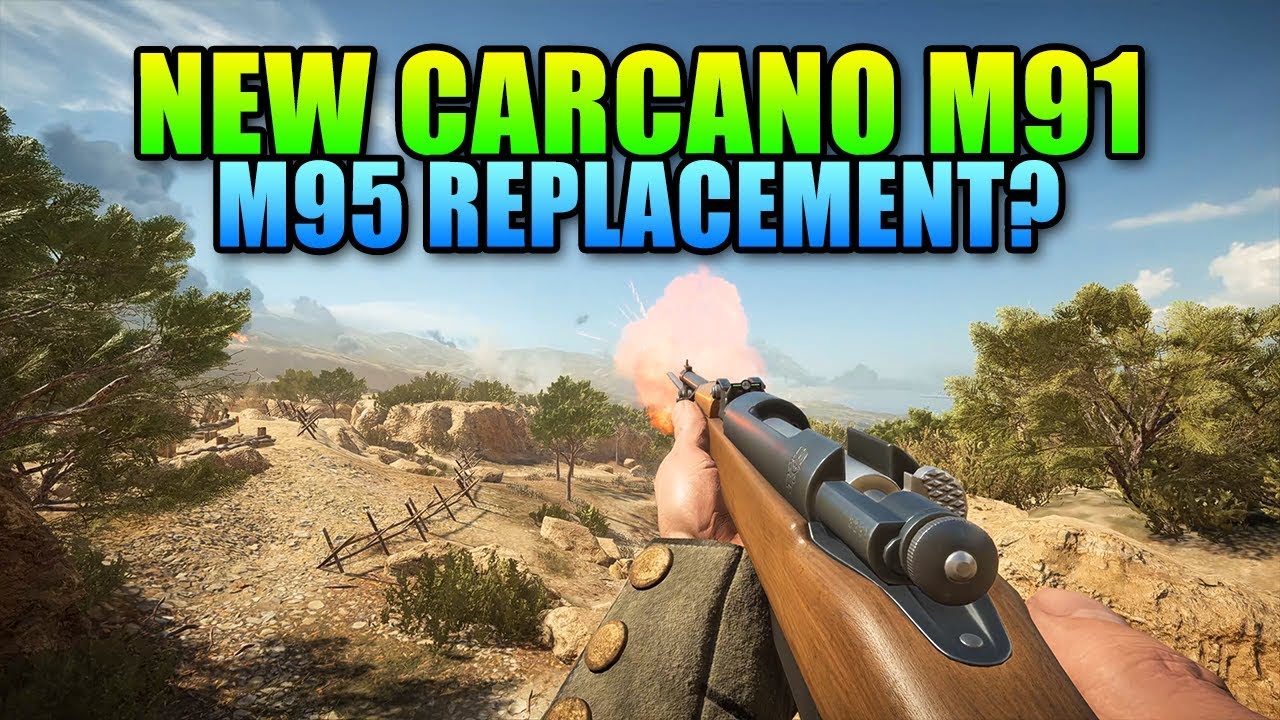 New Carcano M91 Sniper Rifle Review - M95 Replacement? Battlefield 1 Turning Tides