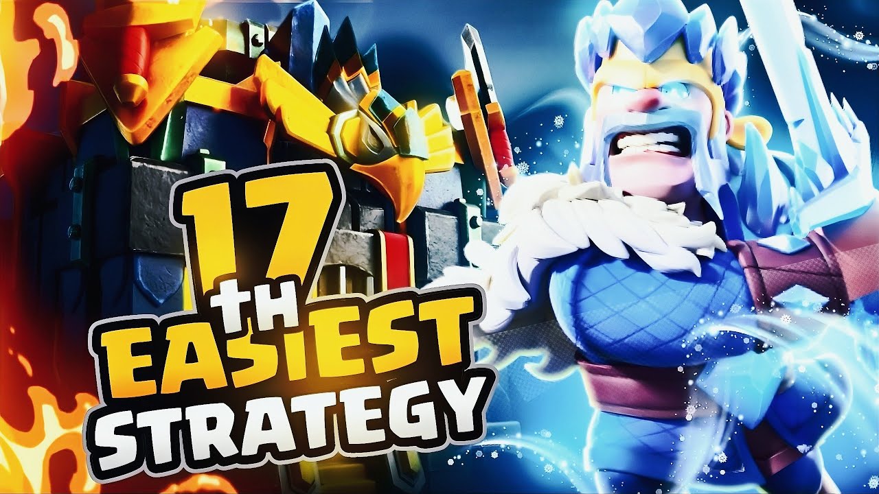 Clash of Clans l Best Easiest Startegy Th17 افضل استراتيجية هجوم تاون 17