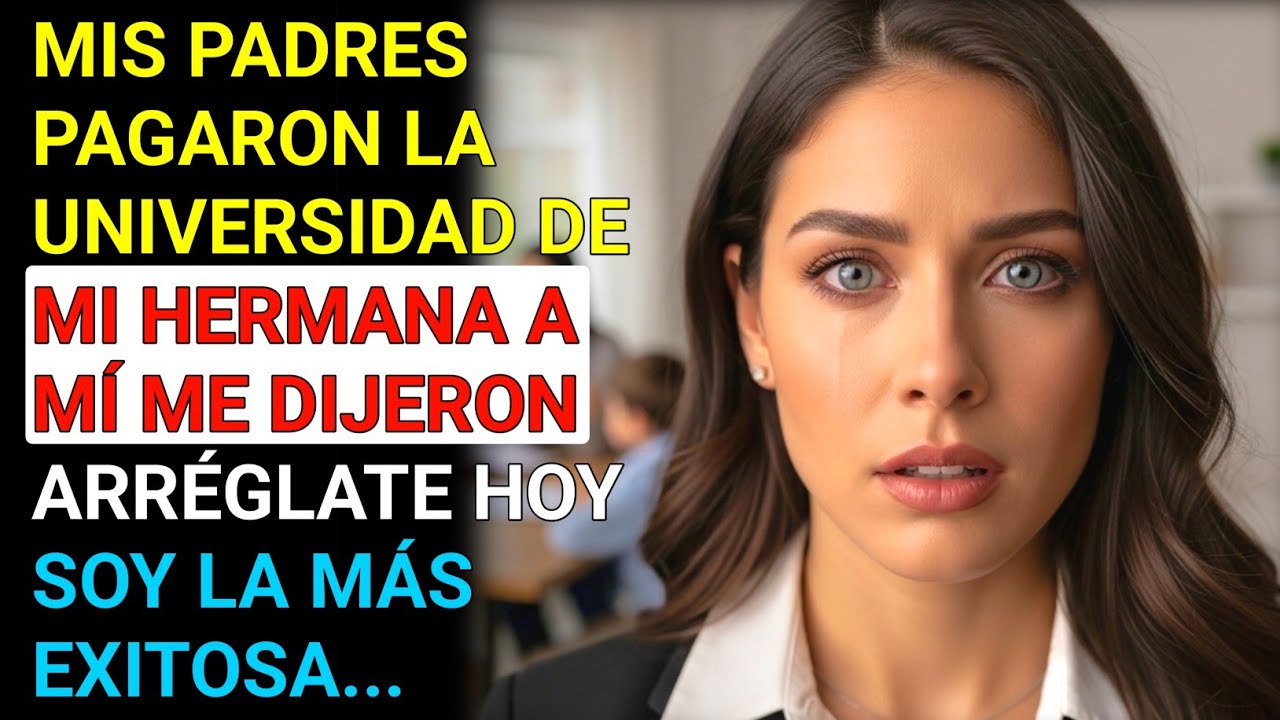 Mis Padres Pagaron La Universidad De Mi Hermana 🎓 A Mí Me Dijeron “Arréglate”… Hoy No Pueden Creerlo