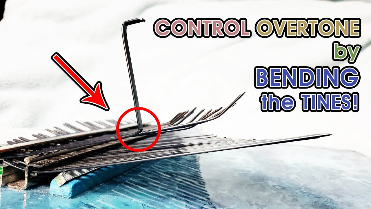 Control Overtone by BENDING the tines?! || 철편을 구부려 배음을 조정? [Mr. Kalimba 미스터 칼림바]