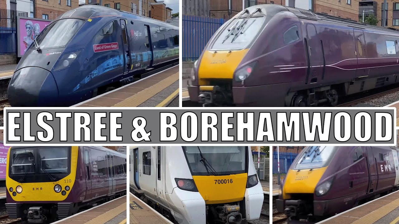 Trains at Elstree & Borehamwood - 24/06/23