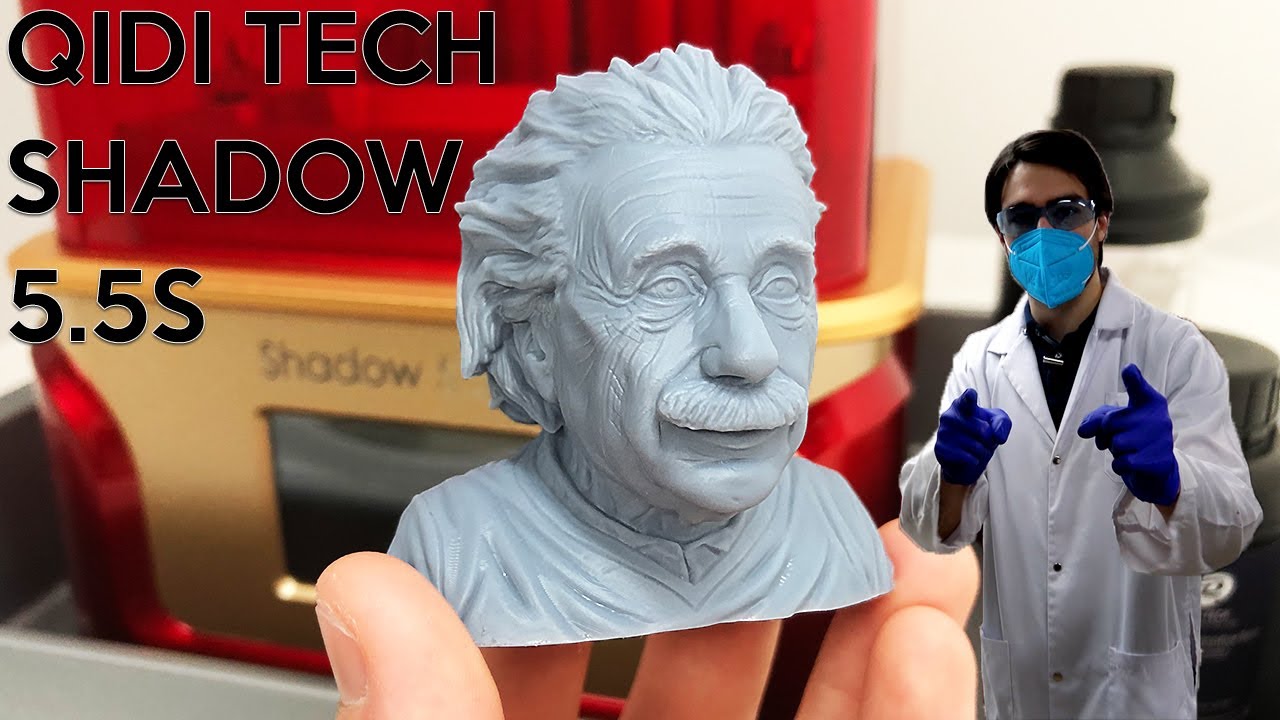Une imprimante 3D à résine BIEN CONSTRUITE! La Qidi Tech Shadow 5.5S (compatible avec Chitubox)