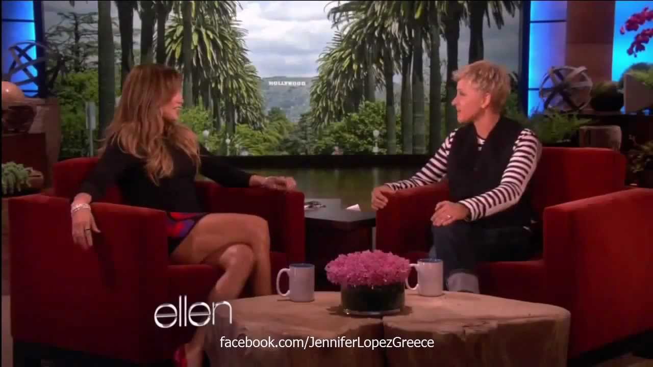 Jennifer Lopez on Ellen 13/2/12 Part 1/2