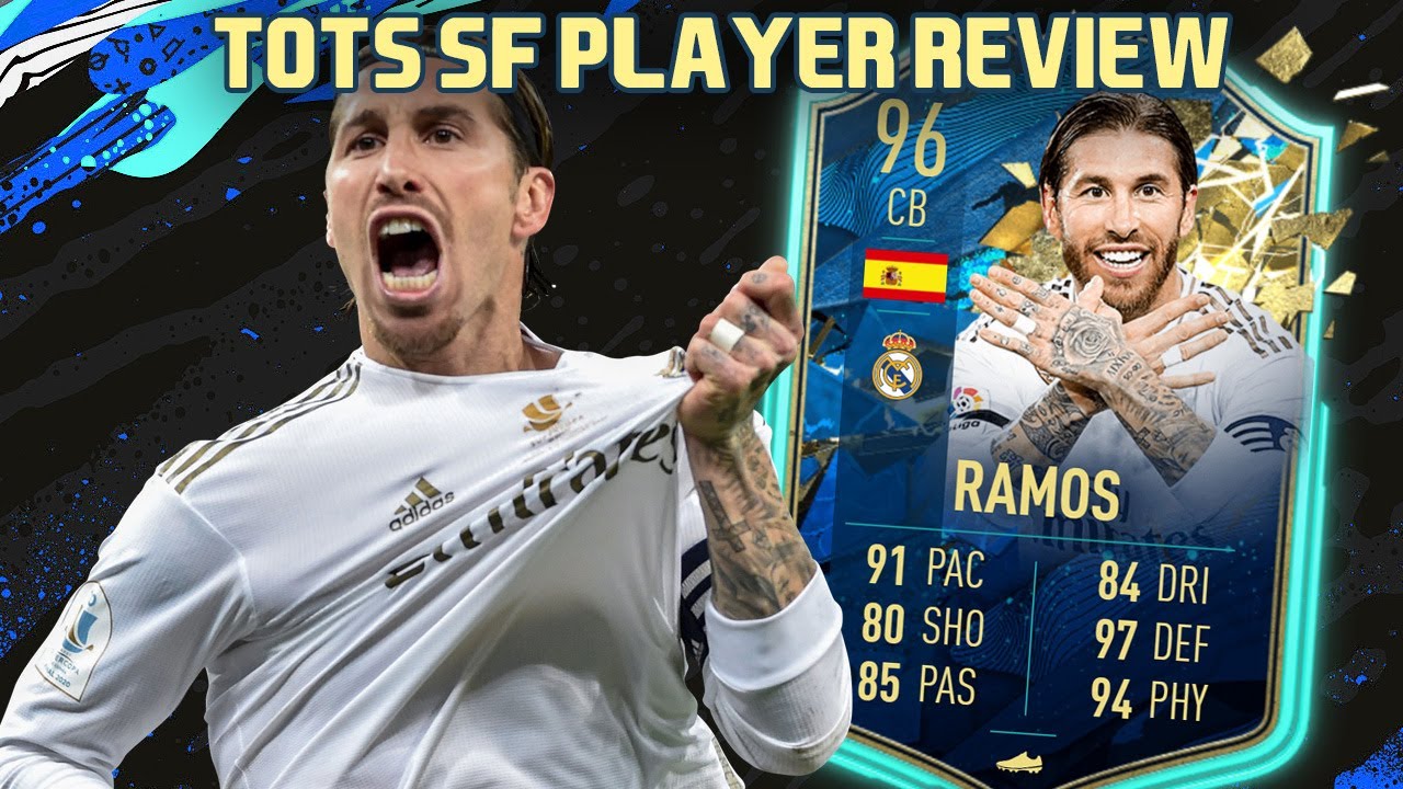 BETTER THAN DIEGO CARLOS? 96 TOTSSF SERGIO RAMOS PLAYER REVIEW! FIFA 20 ULTIMATE TEAM