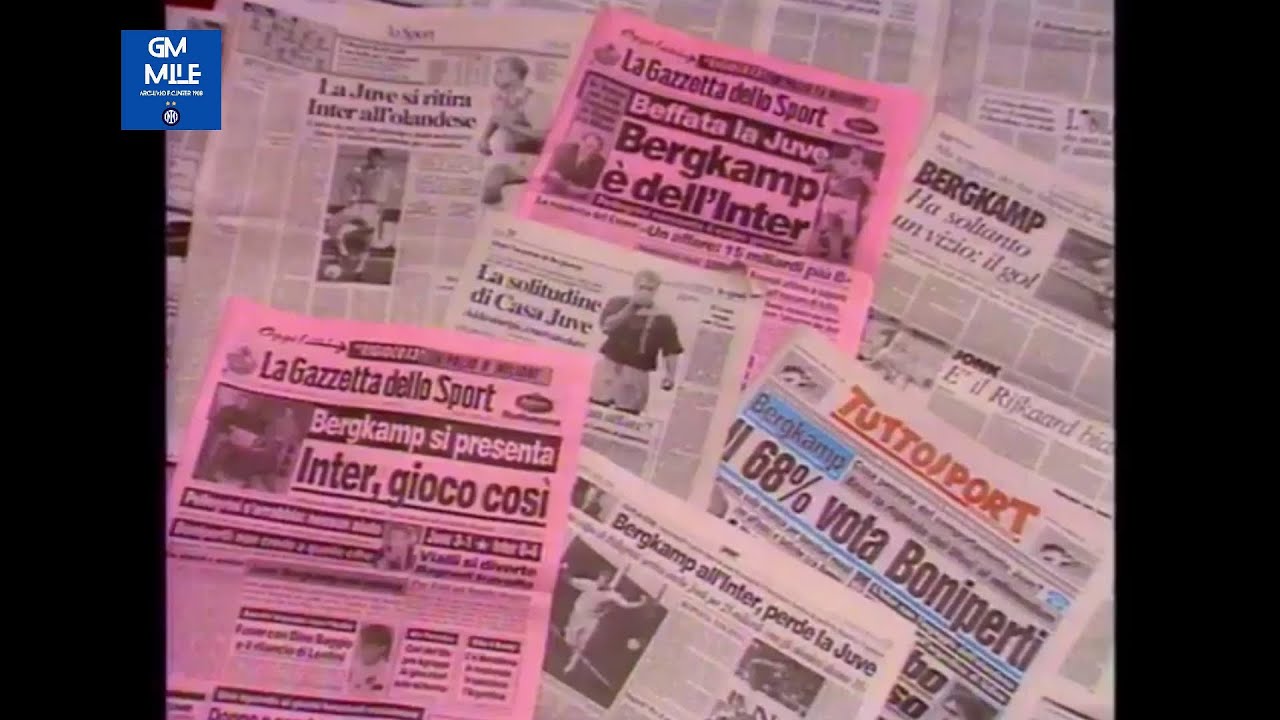 1992-93 (06-05-1993) Bergkamp,Jonk e Rimonta Scudetto - Interviste E.Pellegrini, Zenga, Ruben Sosa