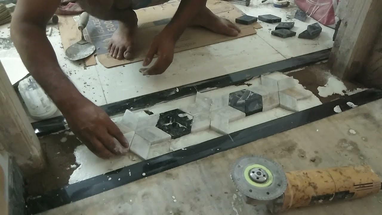 marble design /marble floor boder design/by raju star