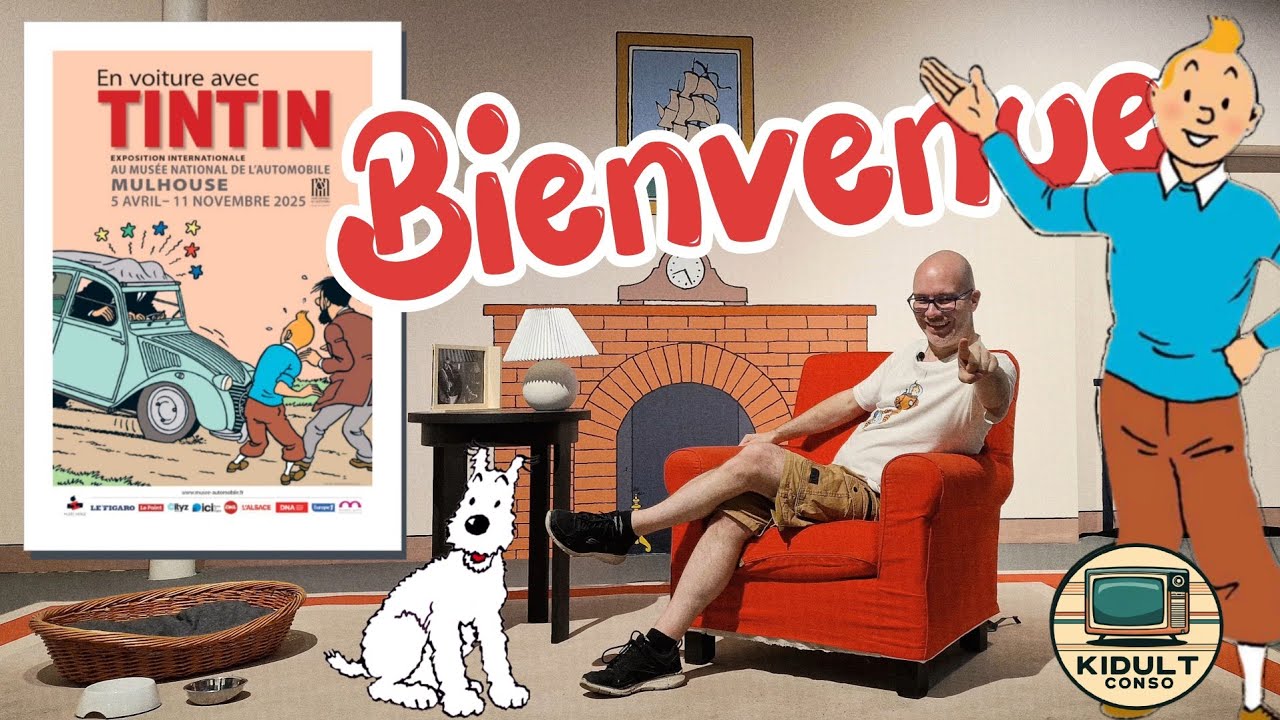 🚗 En voiture avec Tintin : l’expo incontournable au Musée National de l’Automobile