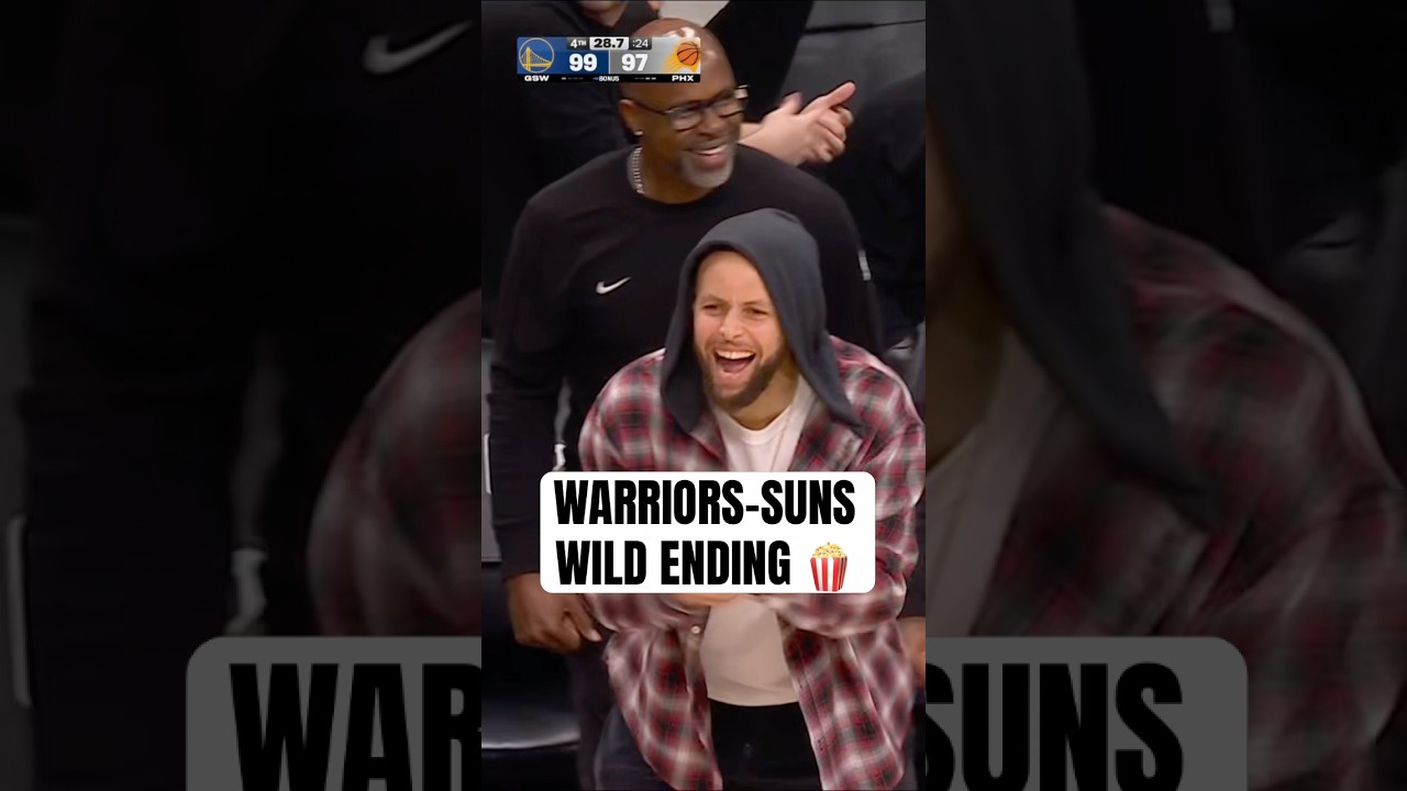 Warriors end on a 22-5 run to come back 🔥