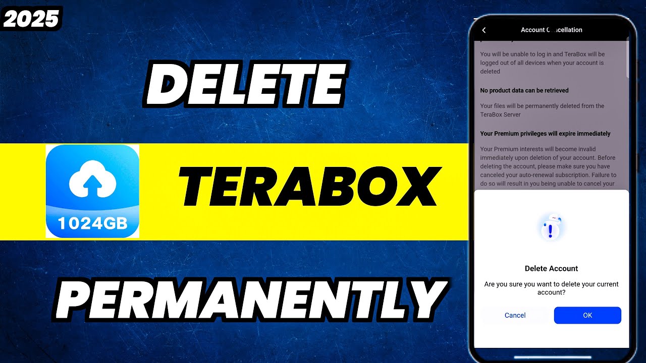 How To Delete TeraBox Account Permanently In 2025