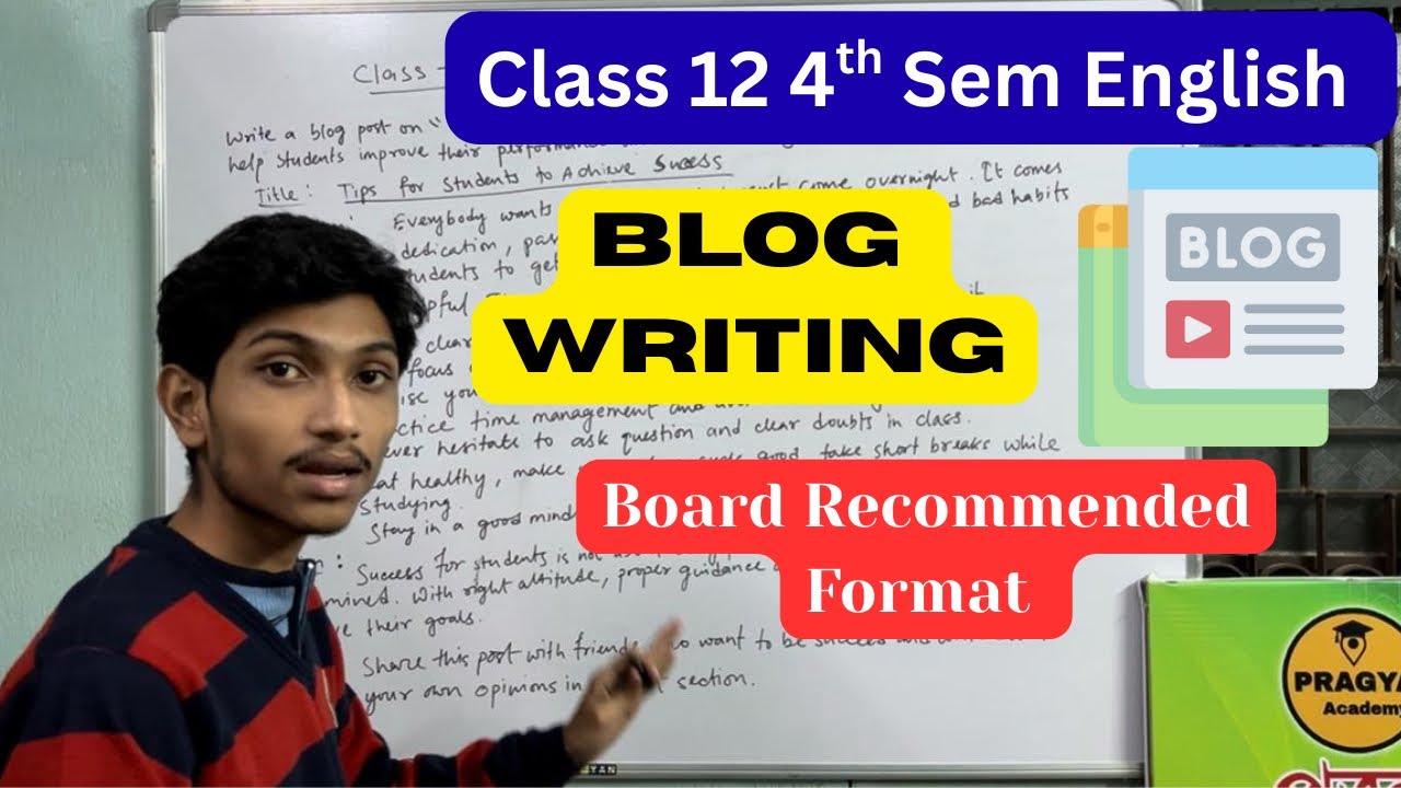 How to Write Blog in 10 min? Blog Writing Class 12 4th Sem | বোর্ডের নিয়মে কিভাবে Blog লিখবে?  