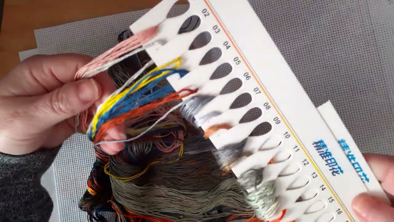 Amazon stamped cross stitch unboxing 