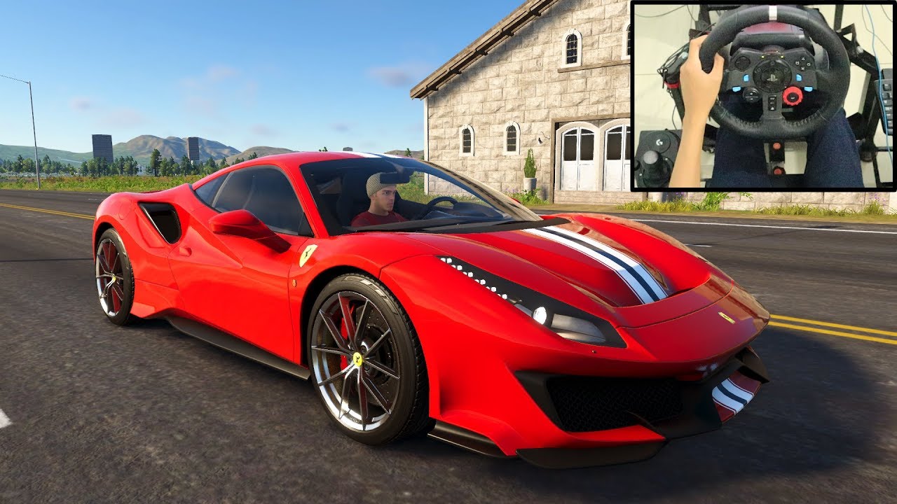 Ferrari 488 Pista - The Crew 2 | Logitech g29 gameplay