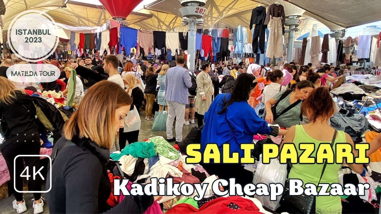 Discovering Kadikoy Tuesday Bazaar: Istanbul's Shopper's Paradise⎮Istanbul⎮October 2023⎮4K 30FPS