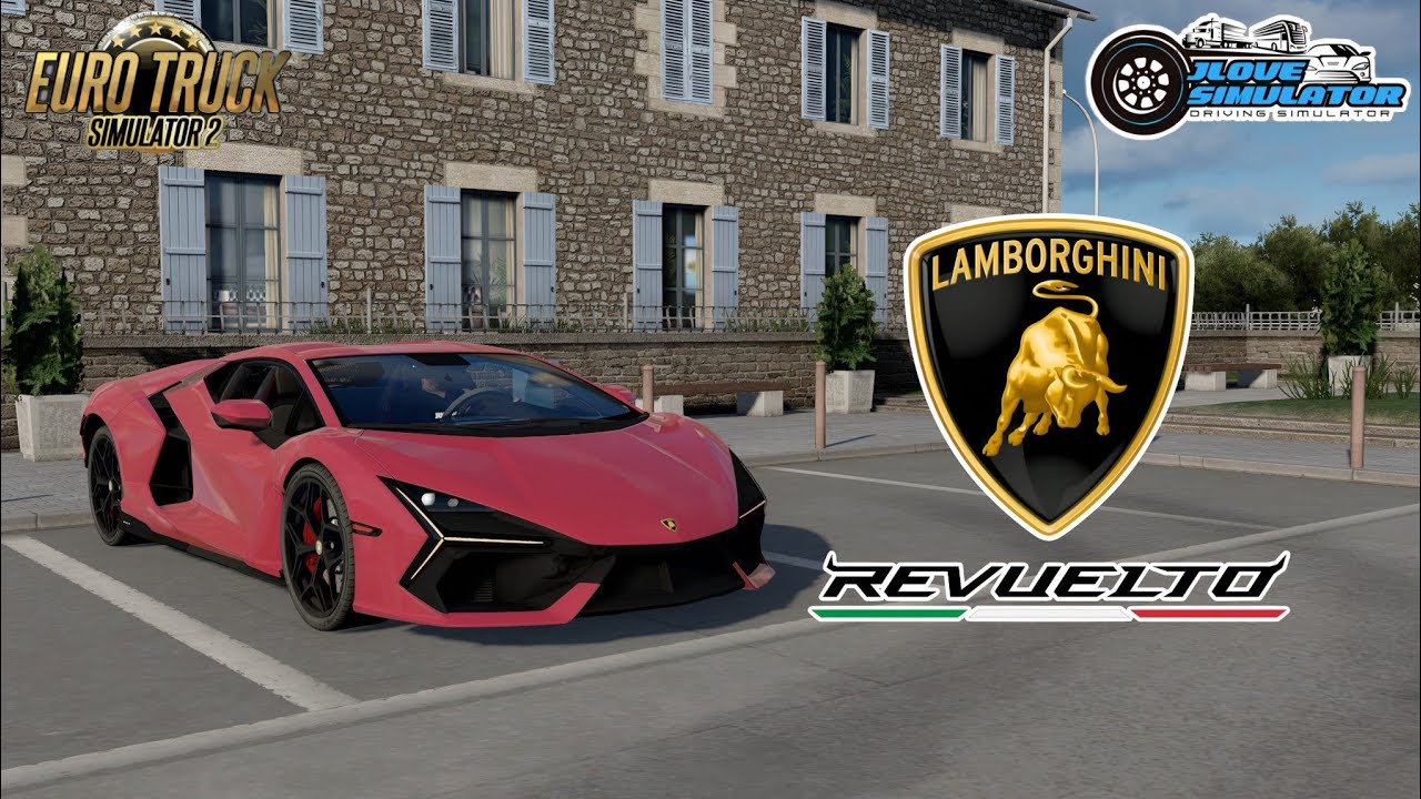 I Drove an 814HP Lamborghini from Amsterdam to Calais (ETS2)
