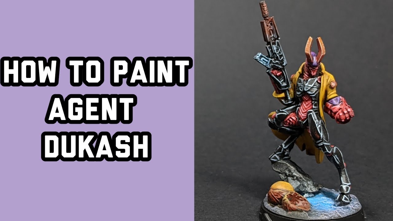 How to Paint : Agent Dukash for Code One Combined Army