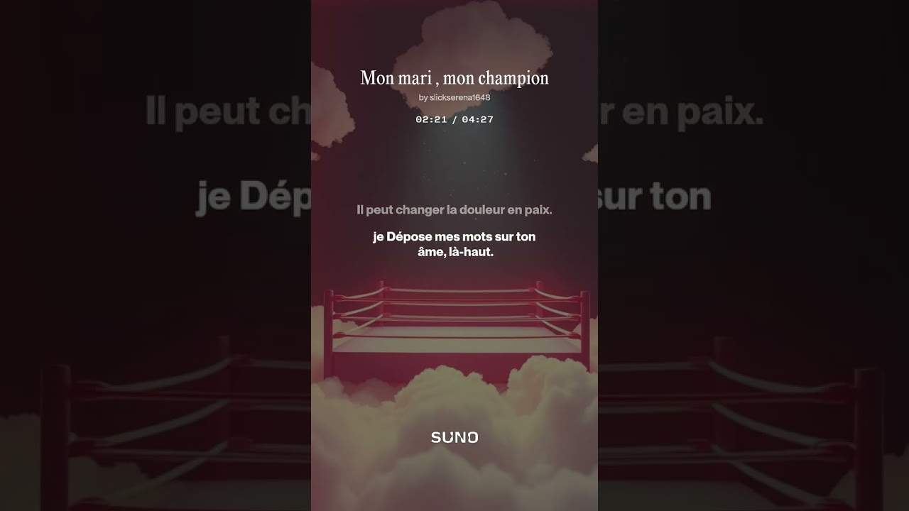 Mon mari , Mon champion ...
