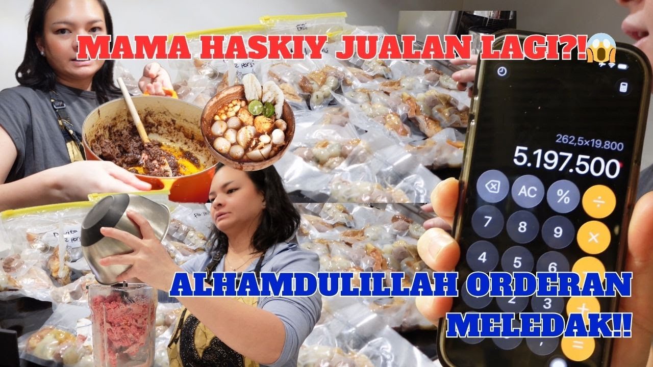 MASAK BASO ACI 35 PORSI 🔥 OMZET 5 JUTA | JUALAN PERTAMA 2026