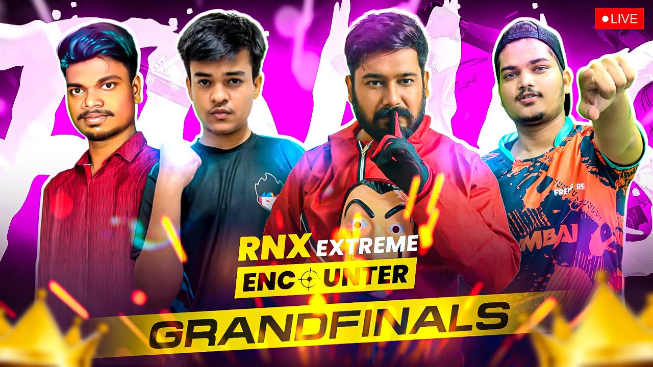 GRAND FINALS 🏟️ -  RNX Extreme Encounter 🥶🔥 #freefire  #rockyrdx