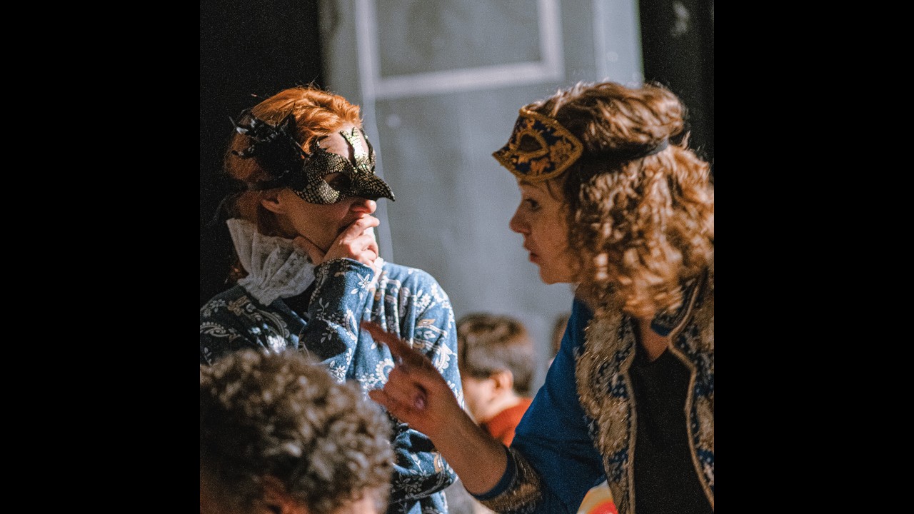 The Merchant of Venice. Shakespeare Theatre Lab Moscow, performance clip, Jessica elopement scene